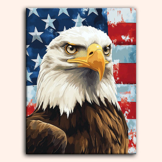Paint by numbers - Eagle Honor - MyArt