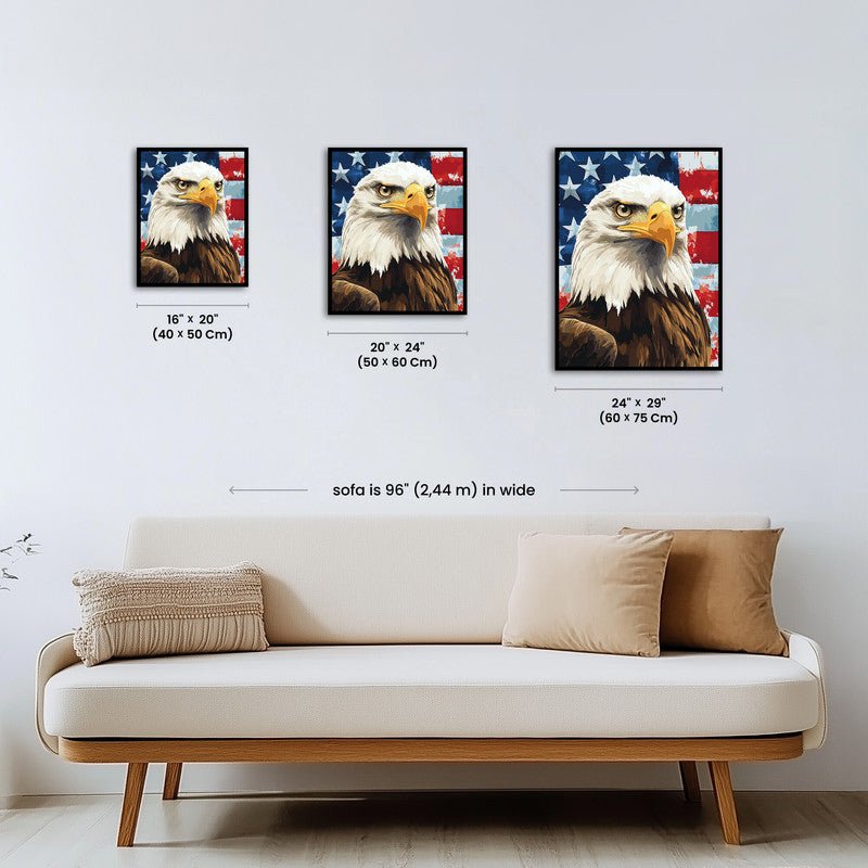 Paint by numbers - Eagle Honor - MyArt
