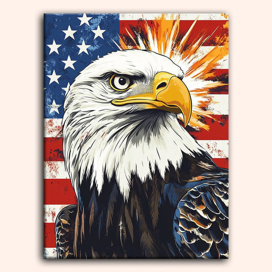 Paint by numbers - Eagle Pride - MyArt