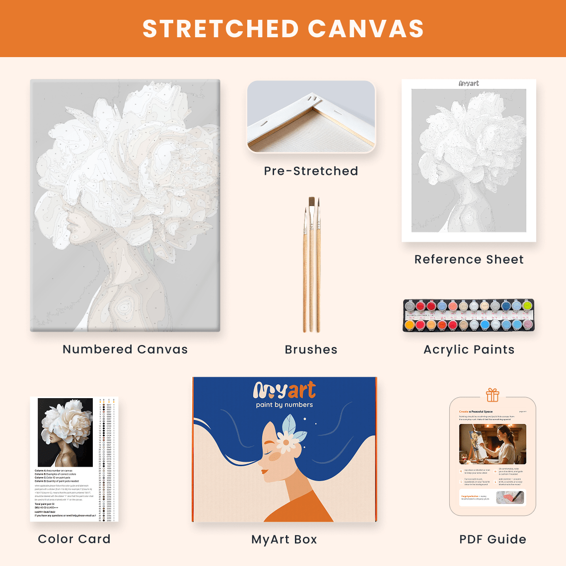 Paint by numbers - Echoes of Petals - MyArt