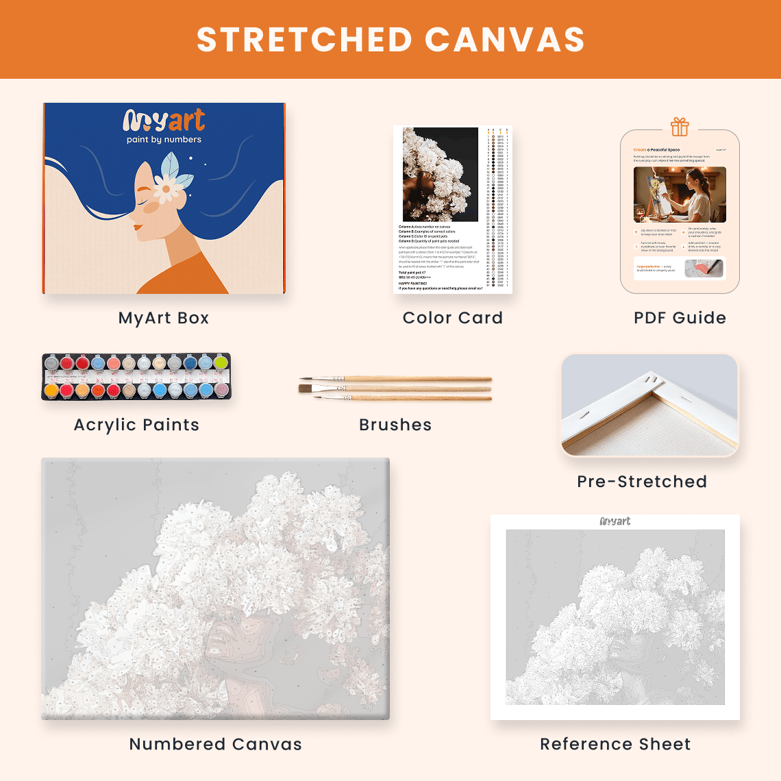 Paint by numbers - Eclipse of Blooms - MyArt