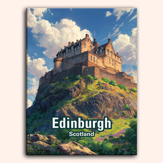 Paint by numbers - Edinburgh Castle - MyArt
