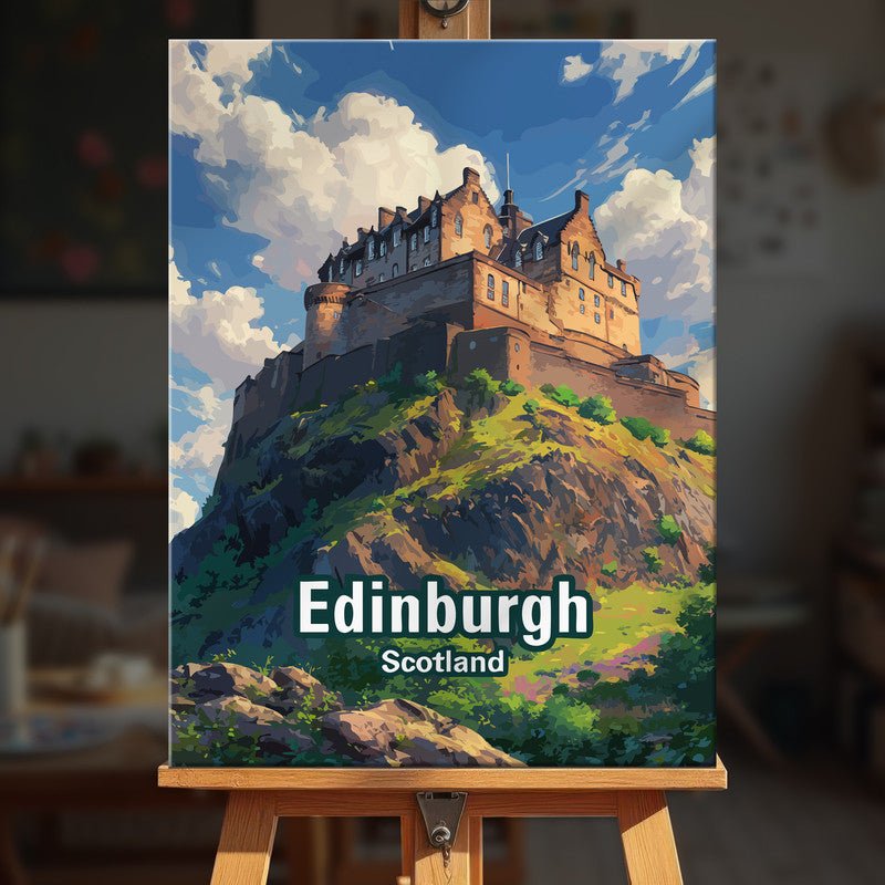Paint by numbers - Edinburgh Castle - MyArt