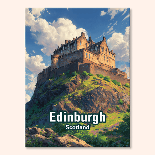 Paint by numbers - Edinburgh Castle - MyArt