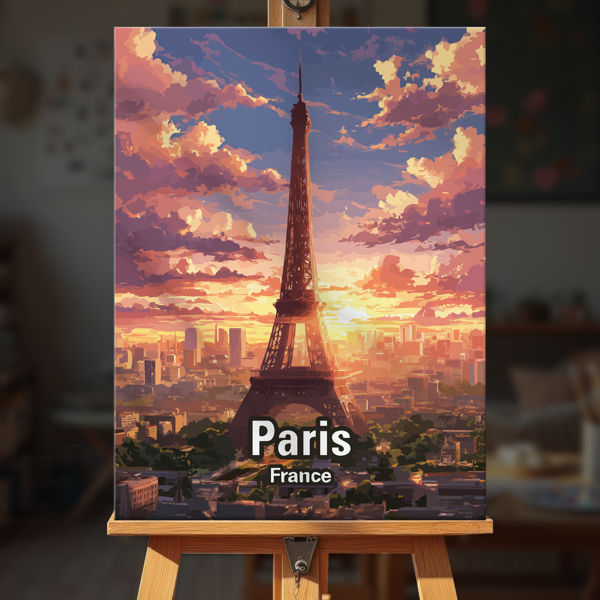 Eiffel Sunset