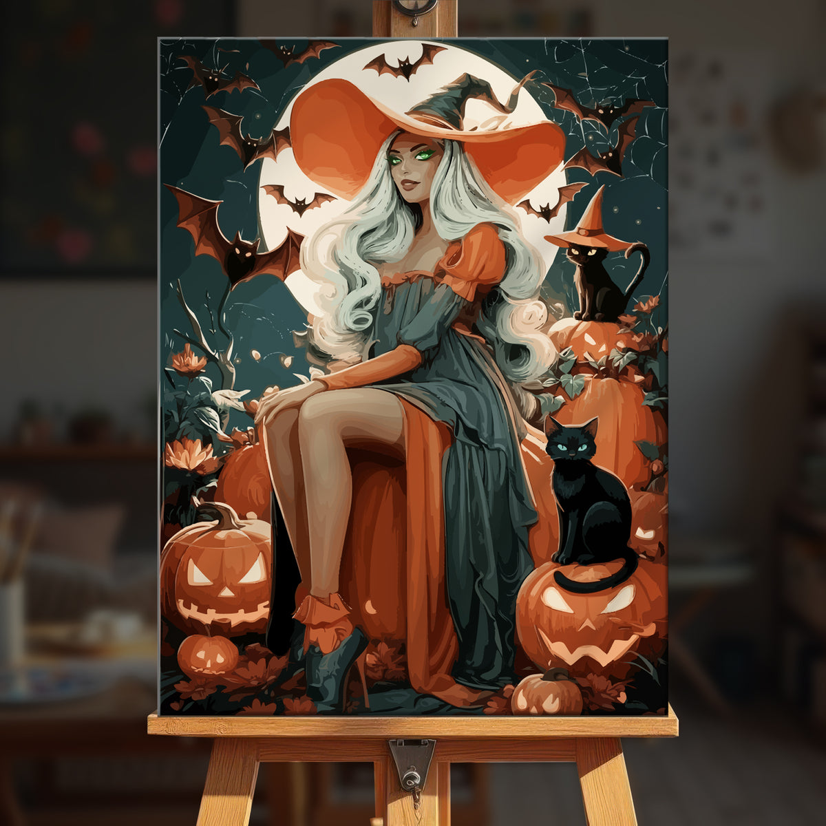 Paint by numbers - Elegant Witch - MyArt