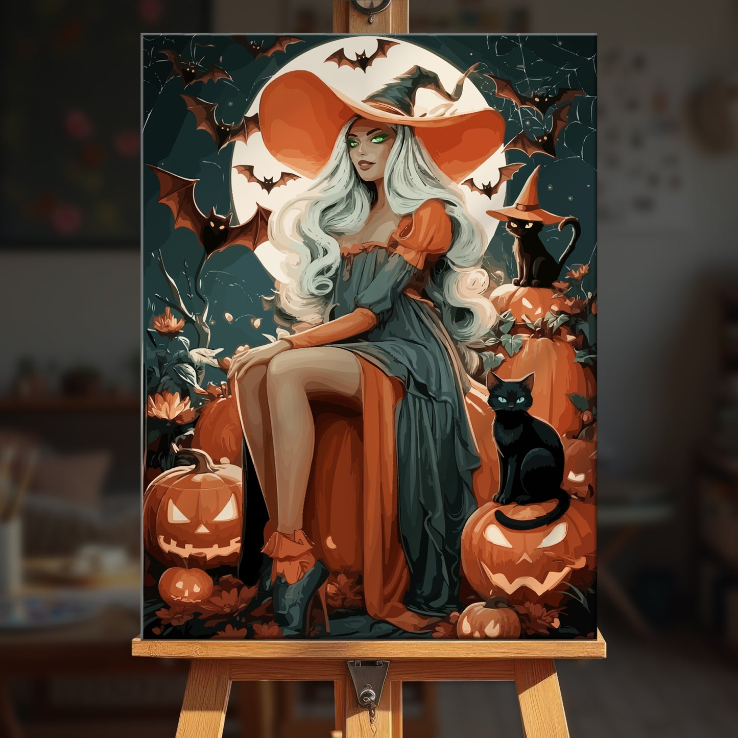 Paint by numbers - Elegant Witch - MyArt