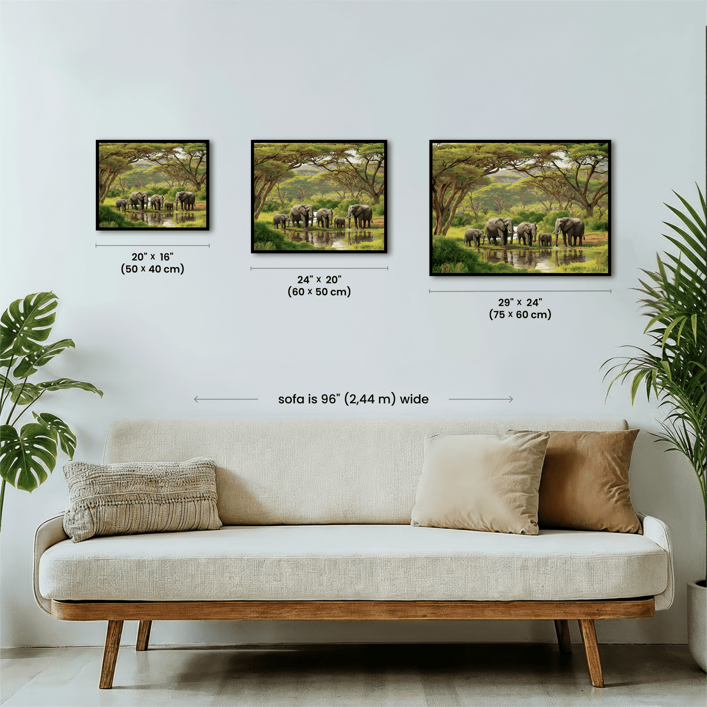 Paint by numbers - Elephant Oasis - MyArt