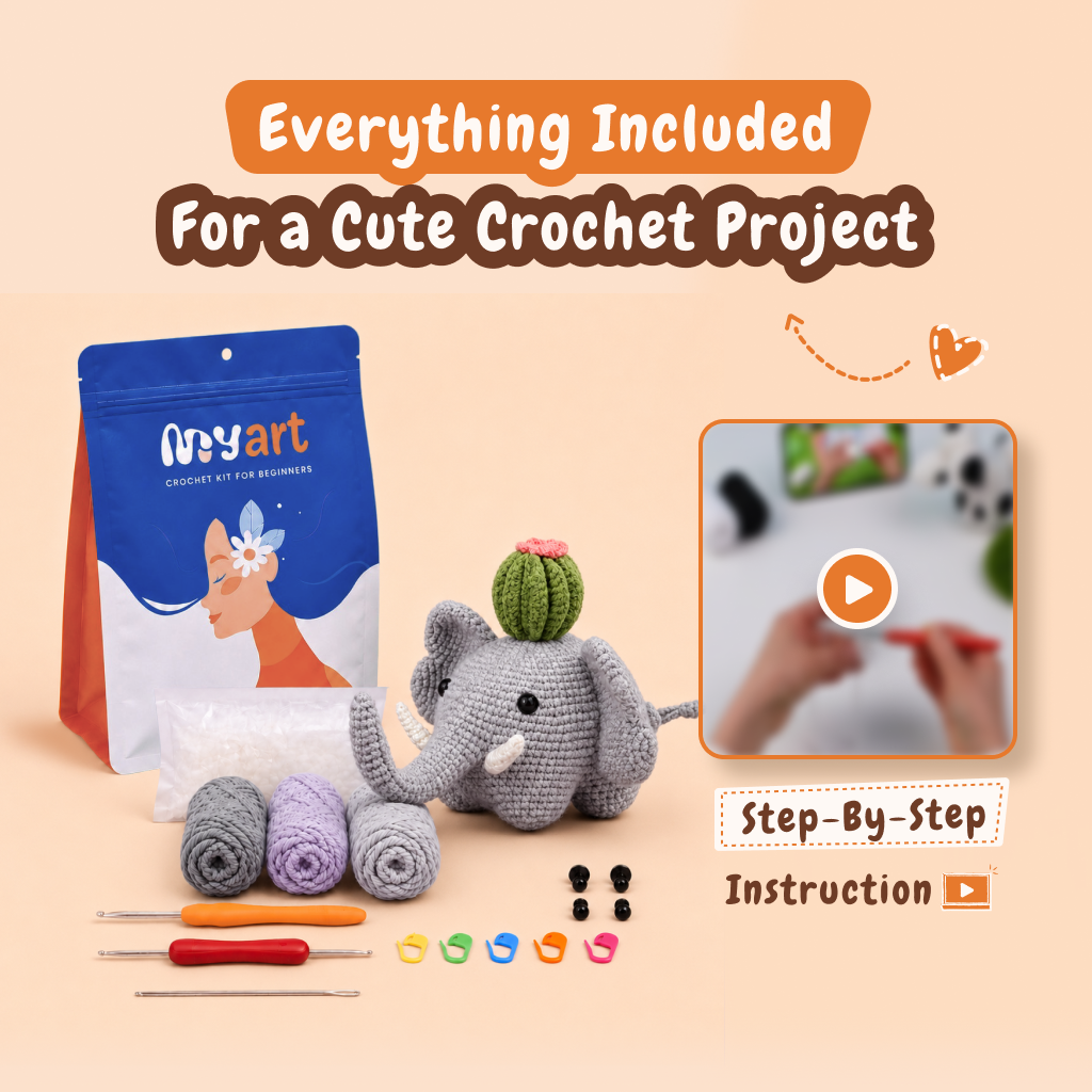 Elephant with Cactus