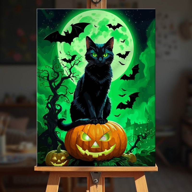 Paint by numbers - Emerald Cat - MyArt