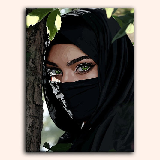 Paint by numbers - Emerald Gaze - MyArt