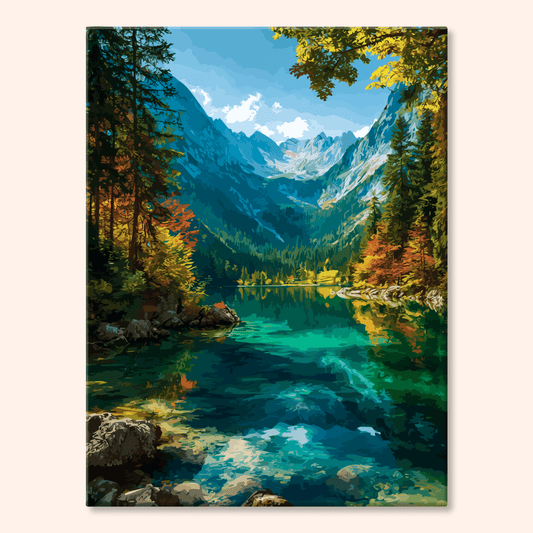 Paint by numbers - Emerald Forest - MyArt