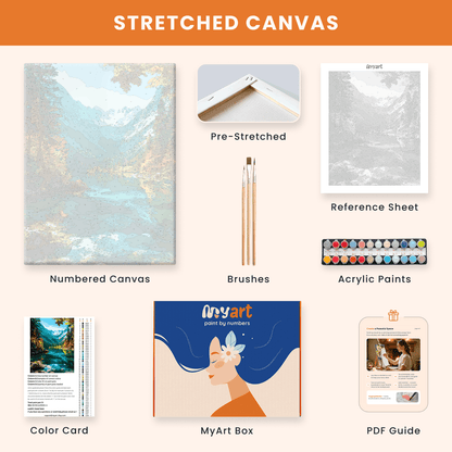 Paint by numbers - Emerald Forest - MyArt