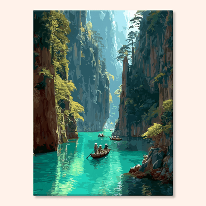 Paint by numbers - Emerald Passage - MyArt