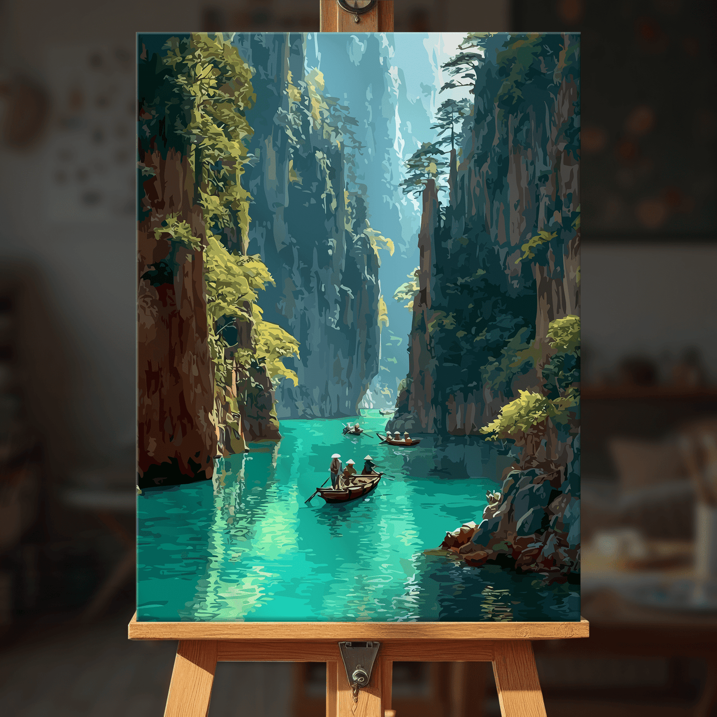 Paint by numbers - Emerald Passage - MyArt