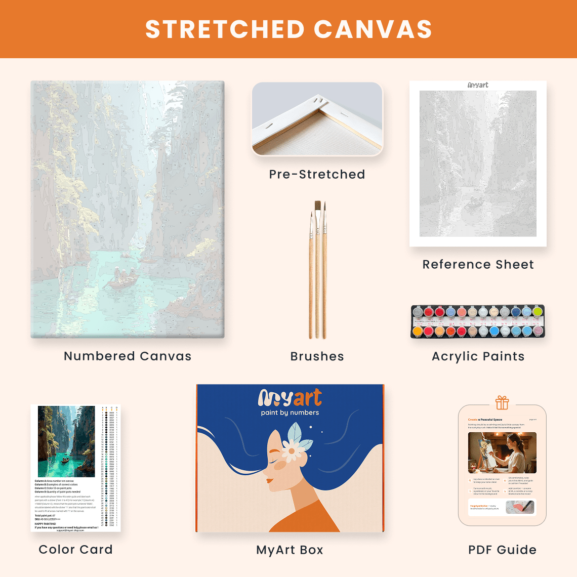 Paint by numbers - Emerald Passage - MyArt