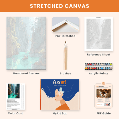 Paint by numbers - Emerald Passage - MyArt