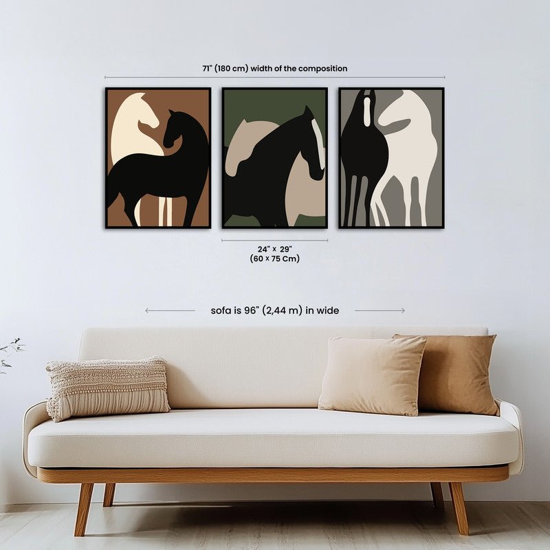 Paint by numbers - Equine Shapes - MyArt