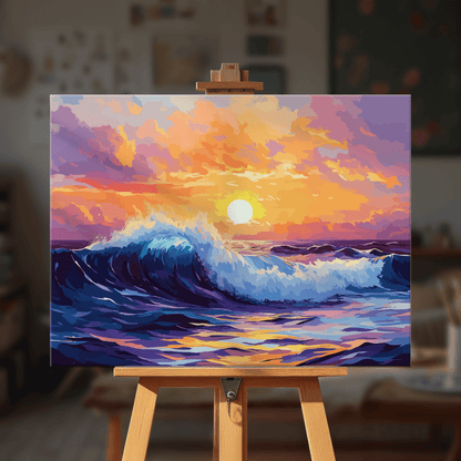 Paint by numbers - Eternal Wave - MyArt