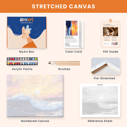 Paint by numbers - Eternal Wave - MyArt