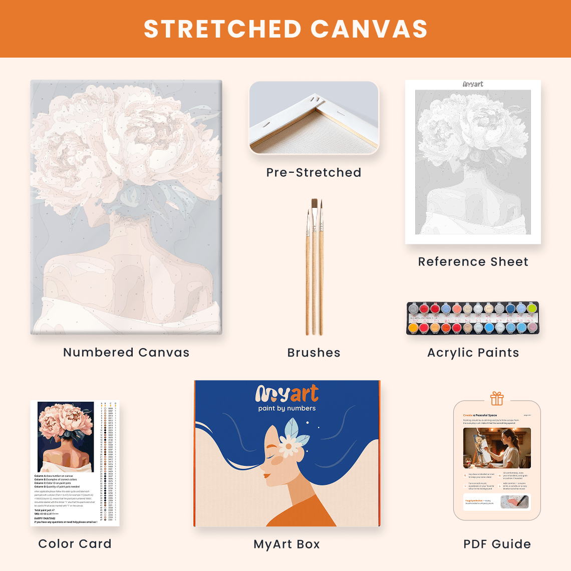 Paint by numbers - Ethereal Backdrop - MyArt