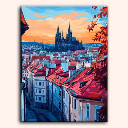 Paint by numbers - Evening Cathedral - MyArt