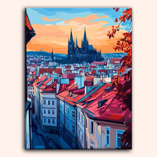 Paint by numbers - Evening Cathedral - MyArt