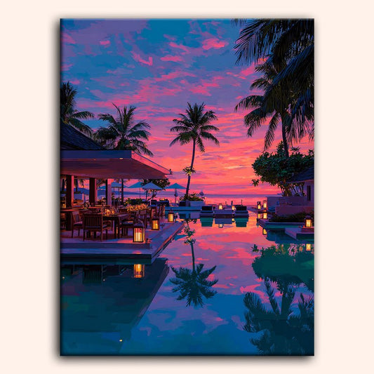 Paint by numbers - Evening Glow - MyArt