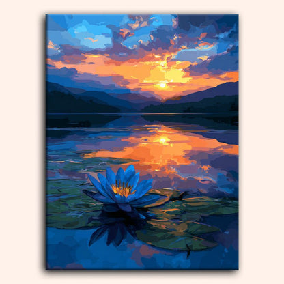 Paint by numbers - Evening Lotus - MyArt