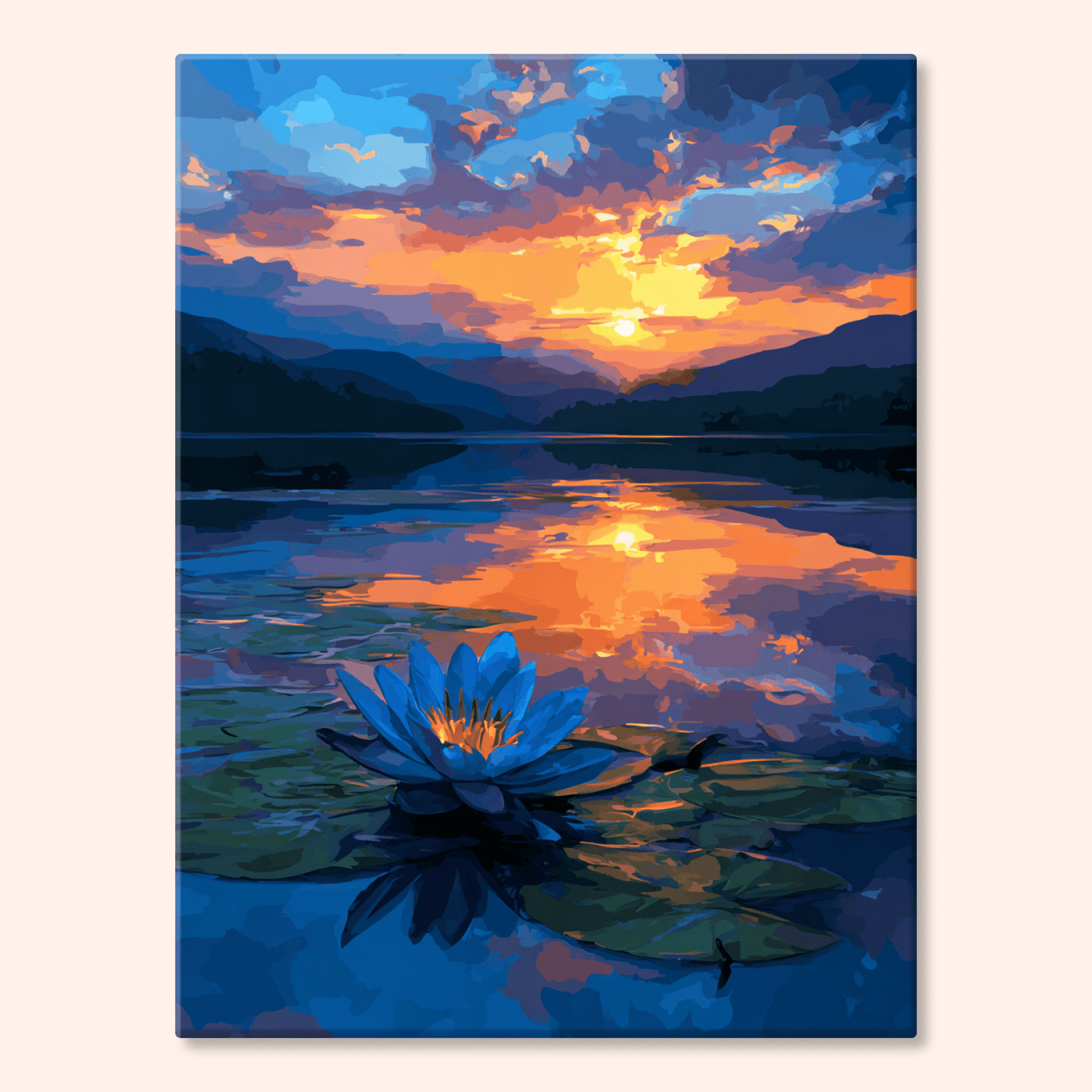 Paint by numbers - Evening Lotus - MyArt
