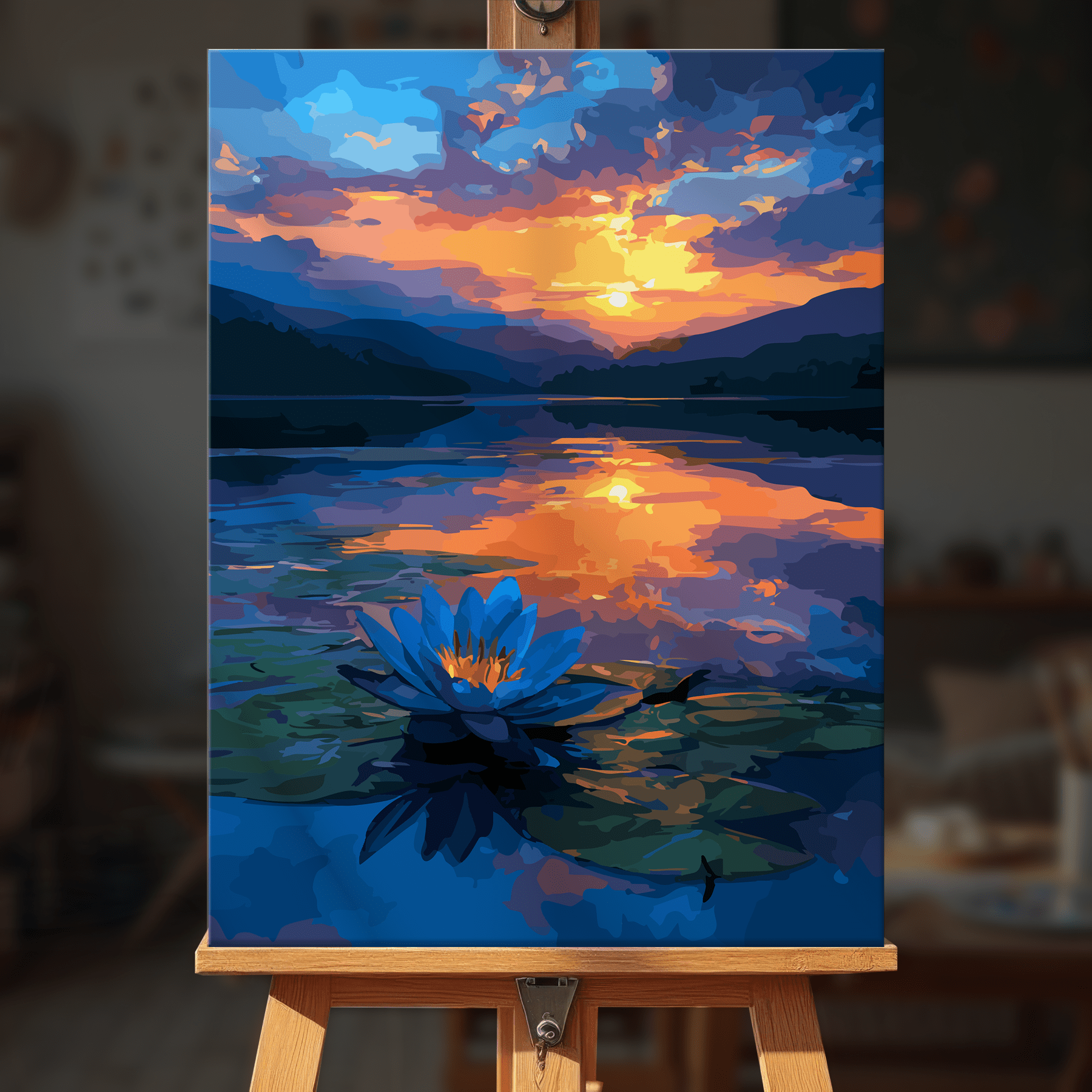 Paint by numbers - Evening Lotus - MyArt