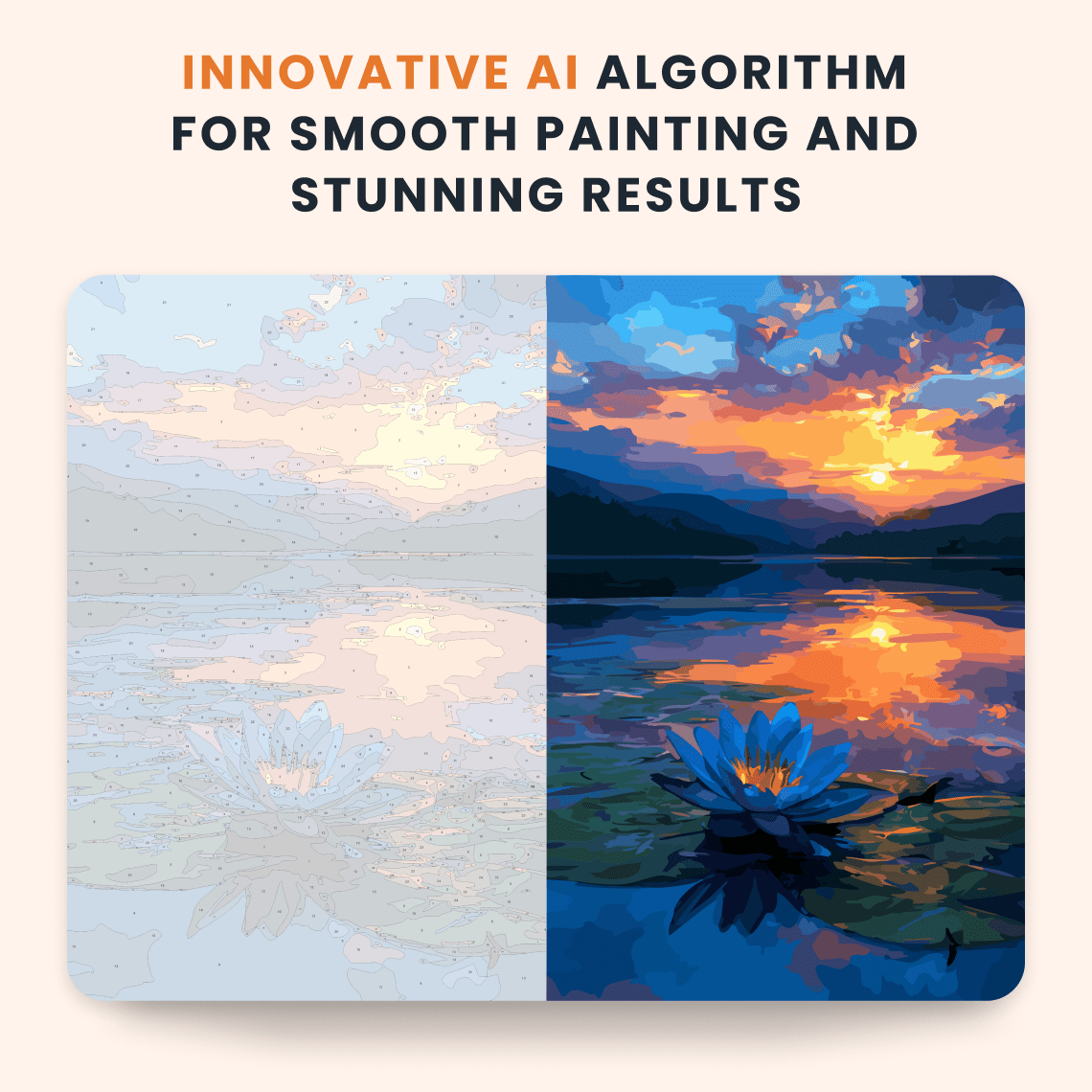 Paint by numbers - Evening Lotus - MyArt