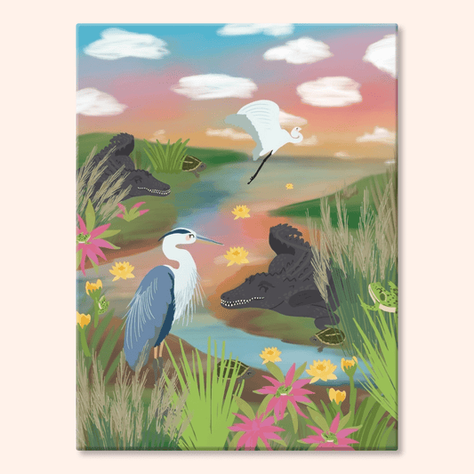 Paint by numbers - Everglades Wetlands - MyArt