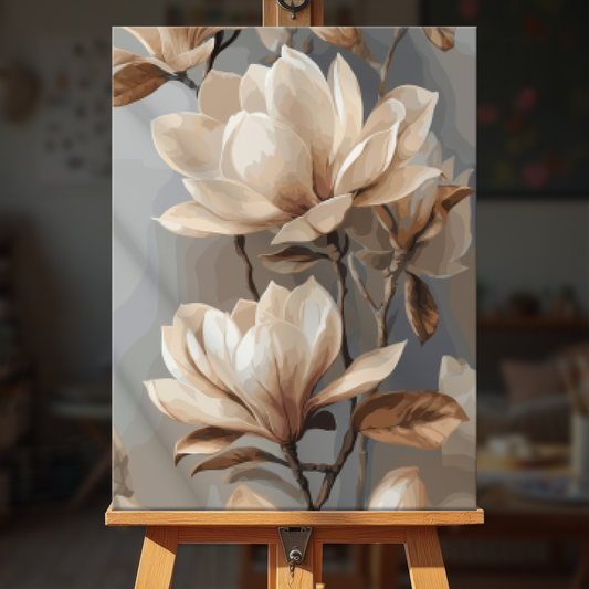 Faint Floral Curve