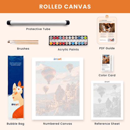 Paint by numbers - Fairy Flight - MyArt