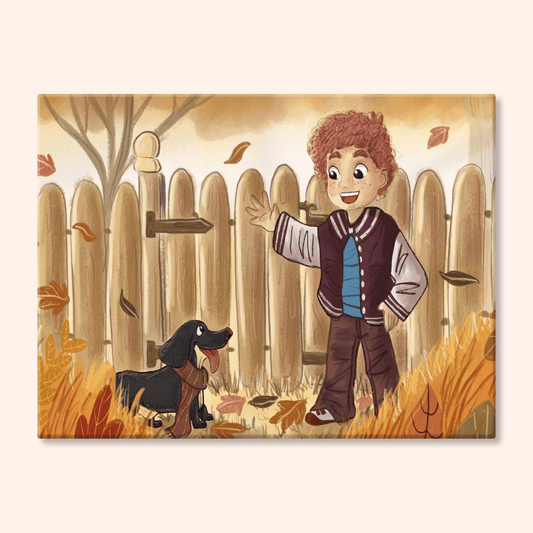 Paint by numbers - Fall Playtime - MyArt