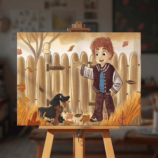Paint by numbers - Fall Playtime - MyArt