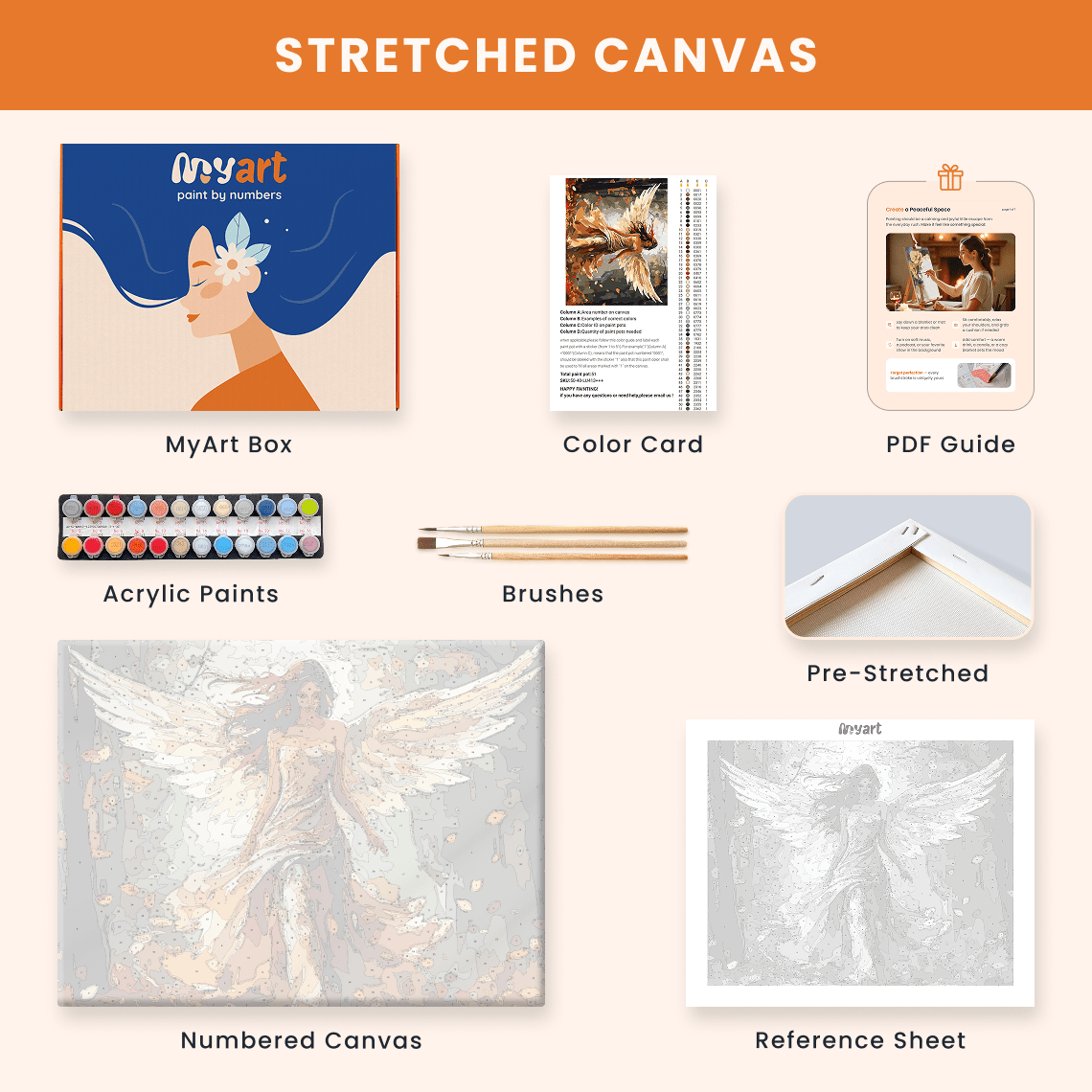 Paint by numbers - Fallen Grace - MyArt