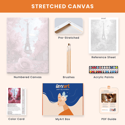 Paint by numbers - Falling Petals - MyArt