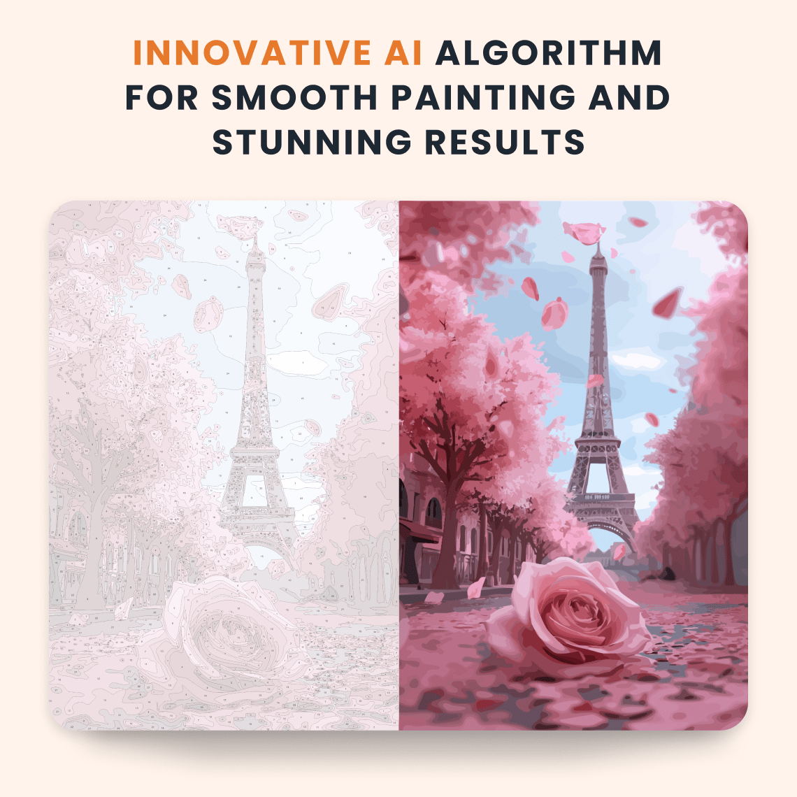 Paint by numbers - Falling Petals - MyArt