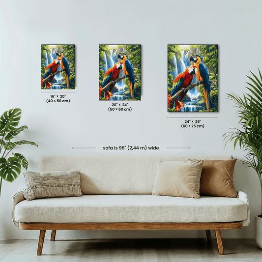 Paint by numbers - Falls Macaws - MyArt