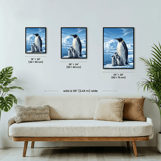 Paint by numbers - Family Penguins - MyArt
