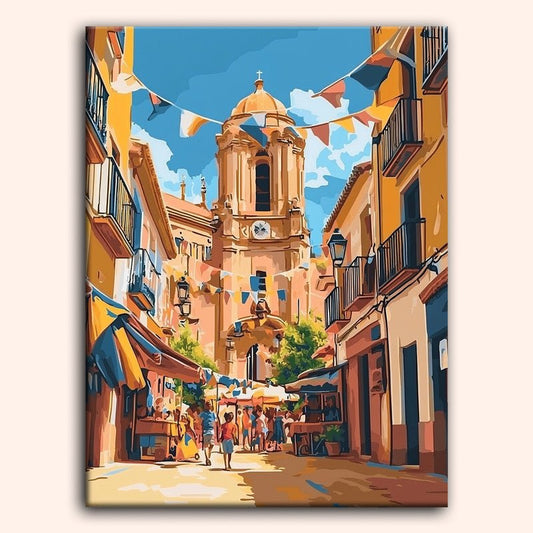 Paint by numbers - Festive Basilica - MyArt
