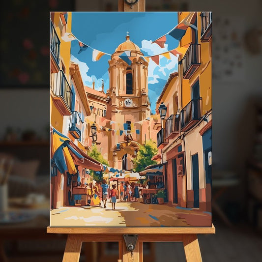 Paint by numbers - Festive Basilica - MyArt