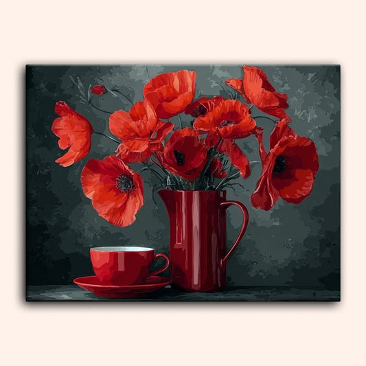 Paint by numbers - Fiery Glow - MyArt