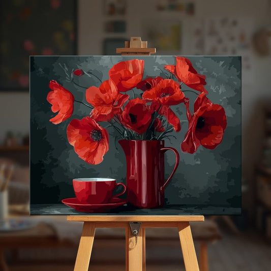 Paint by numbers - Fiery Glow - MyArt