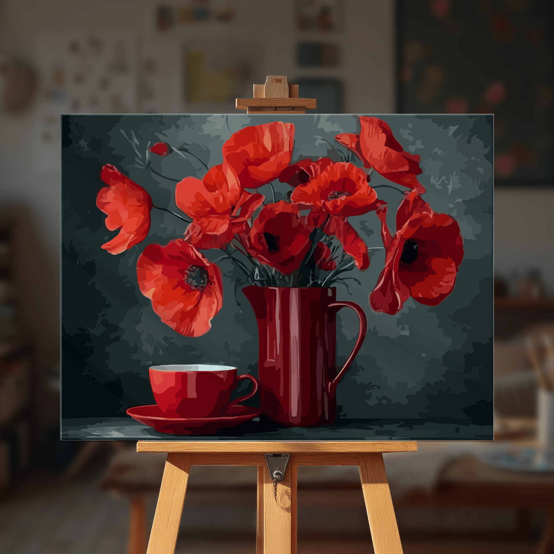 Paint by numbers - Fiery Glow - MyArt