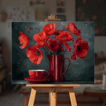 Paint by numbers - Fiery Glow - MyArt