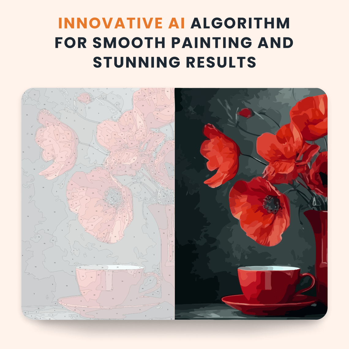 Paint by numbers - Fiery Glow - MyArt