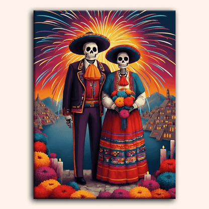 Paint by numbers - Fiesta Bones - MyArt